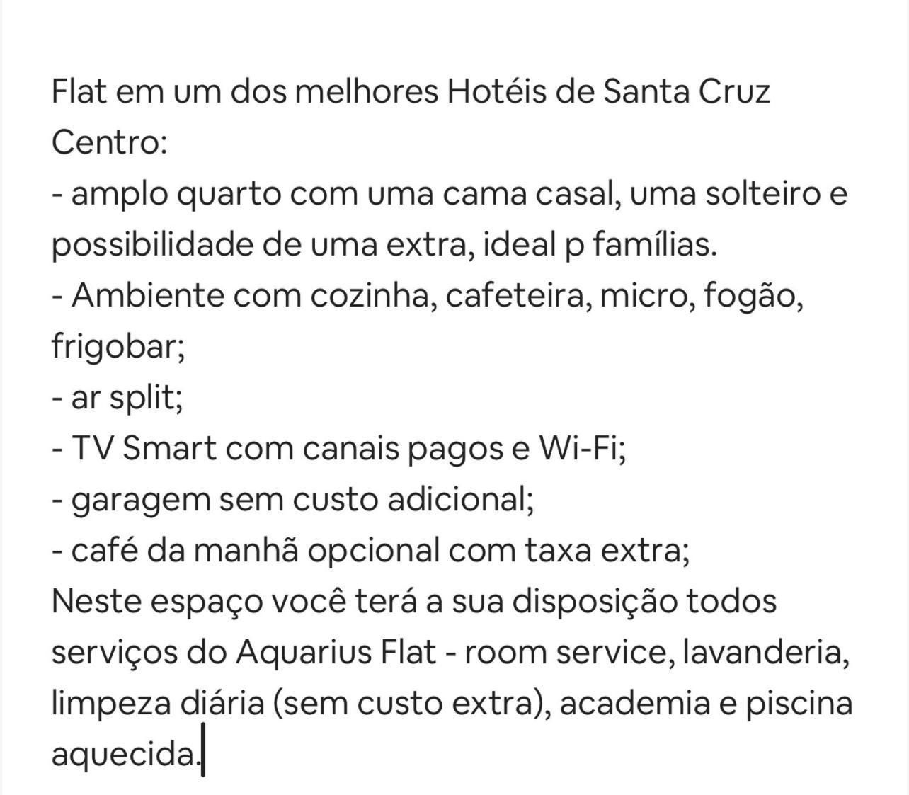 Aquarius Flat Aptos E Suites Santa Cruz do Sul Eksteriør billede